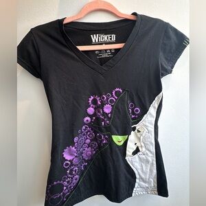 Wicked Black and Purple Graphic Tee